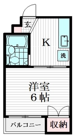 スカイマンションの物件間取画像